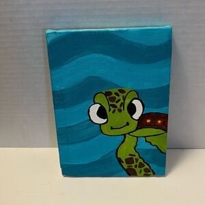 Squirt painting decoration